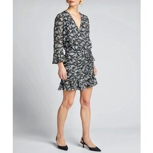 Veronica Beard | Ruffle Wrap‎ Floral Dresss…